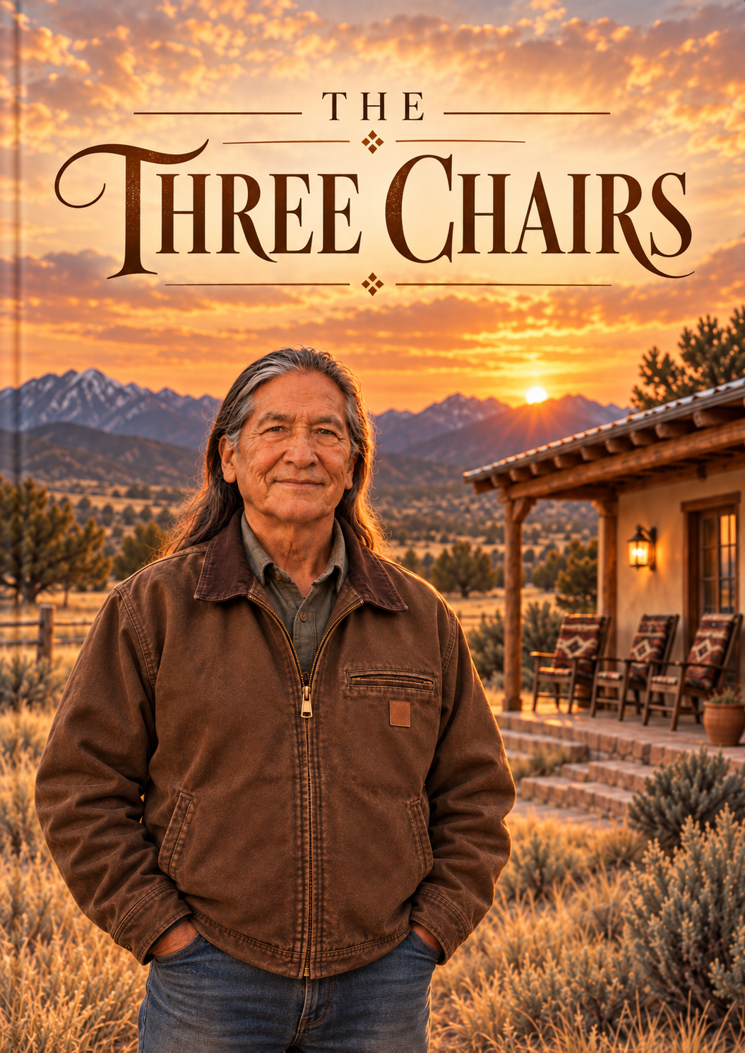 Three Chairs by Amos Redhawk, book cover
